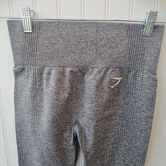 Gymshark Seamless High-Waisted Gray Leggings Womens Small - Picture 3 of 5